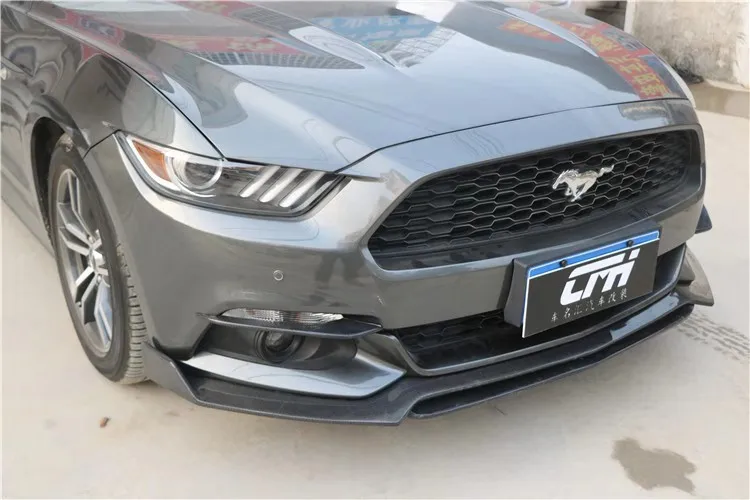 Для Ford Mustang 2015 2016 2017 Настоящее углеродное волокно для автомобильного переднего