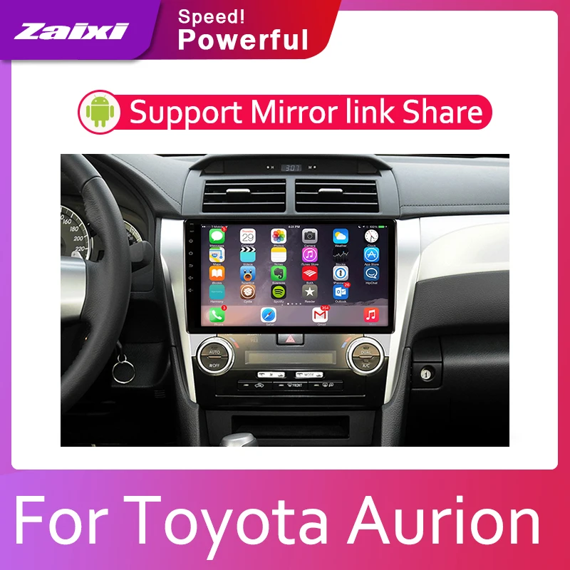 Автомагнитола для Toyota Aurion 2011 2017 Android 2 Din мультимедийный видеоплеер стерео GPS карта