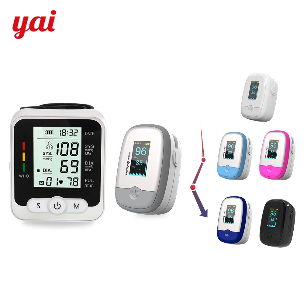

Yai Fingertip Pulse Oximeter Pulse Oxymeter Pulsioximetro Digital Arm Tensiometers Blood Pressure Monitor Apparatus for Pressure
