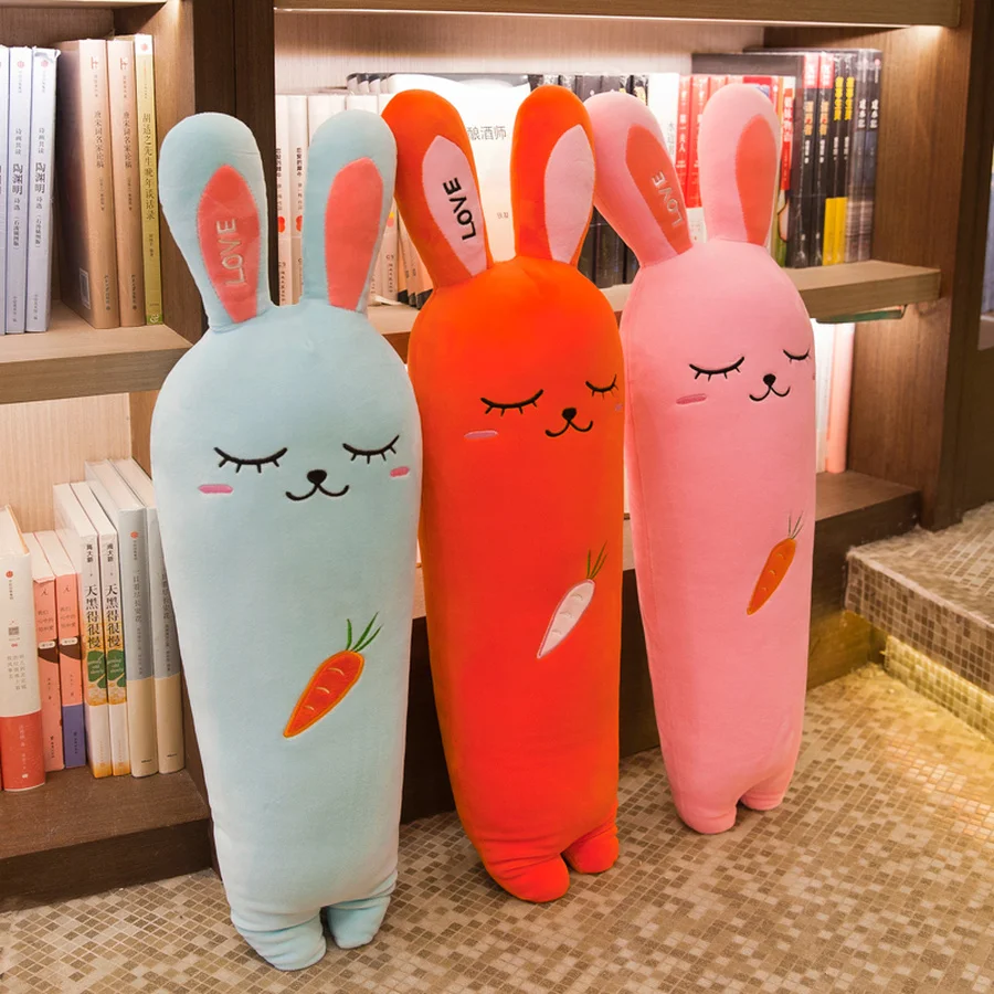 

Plush Rabbit Toy Stuffed Pillow Long Soft Gift Creative Office Lunch Break Nap Sleeping Cushion Plush Stuffed Gift Doll