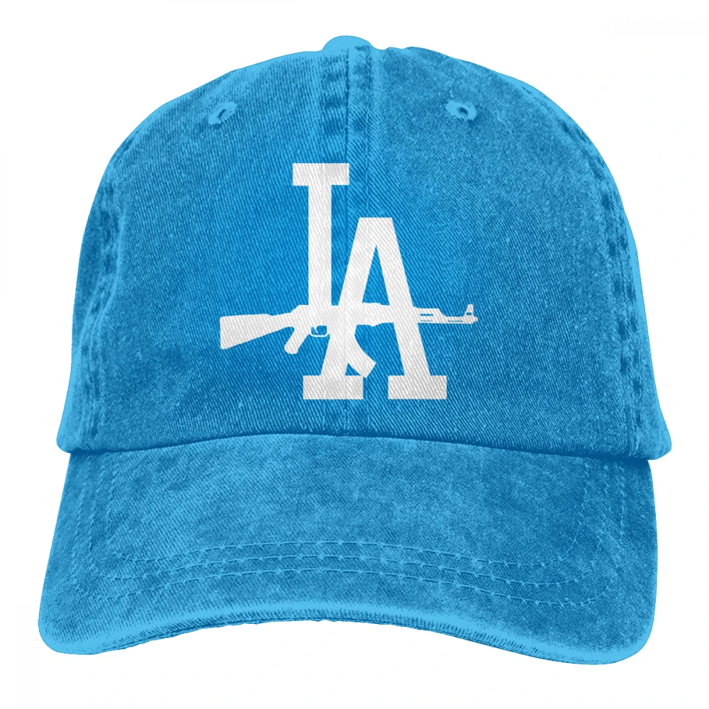 Los Angeles LA AK-47 Casquette черные унисекс Мужские Женские джинсовые бейсболка с ремешком кепки Регулируемый Гольф папа шляпа