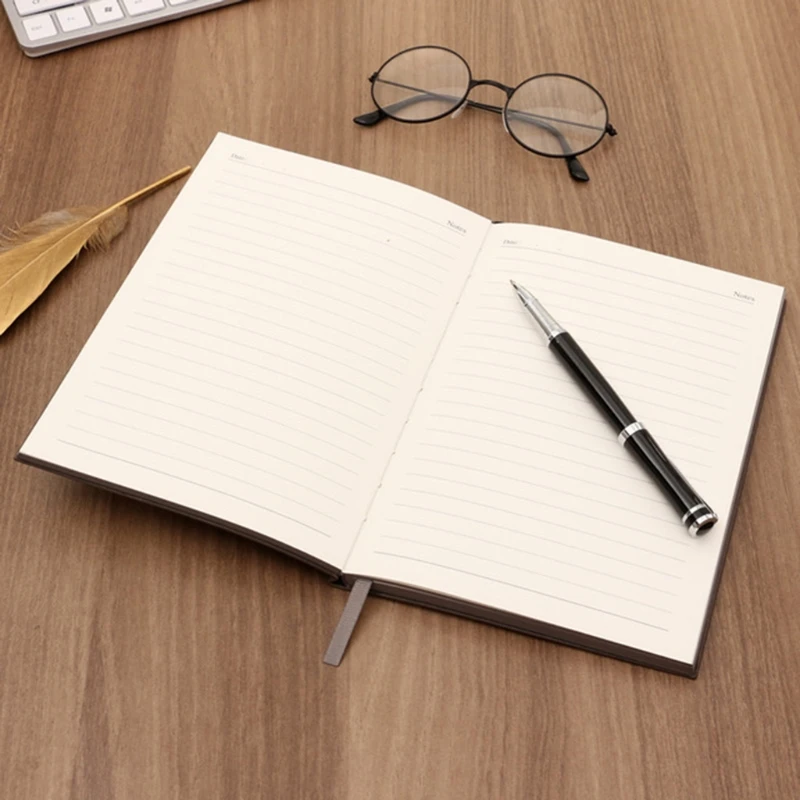 

Retro A5 PU Leather Notebook Diary Notepad Sketchbook Business Journal Planner K3NB