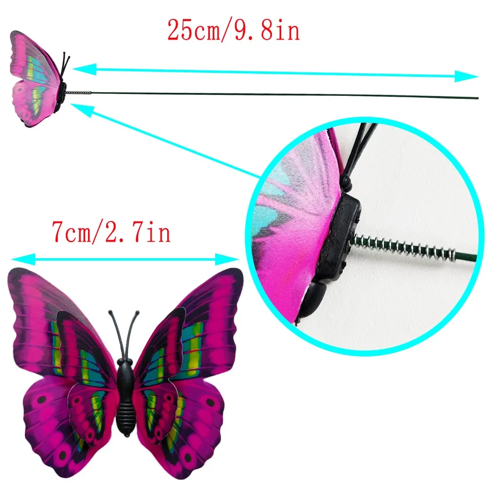 Домик-бабочка для сада украшение дома уличный цветочный горшок двора Цветочная