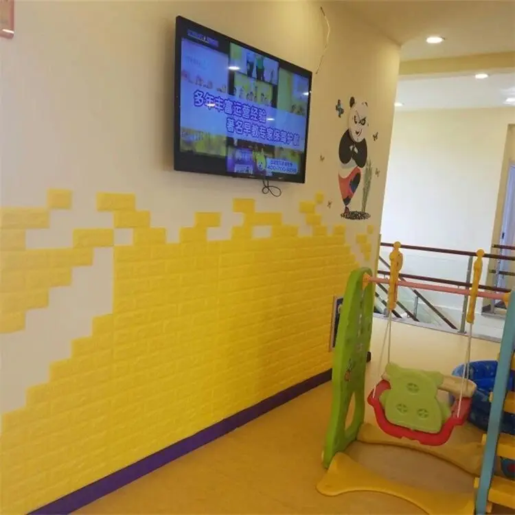 70X38.5CM DIY самоклеющиеся 3D настенные стикеры s декор для спальни пенопластовый