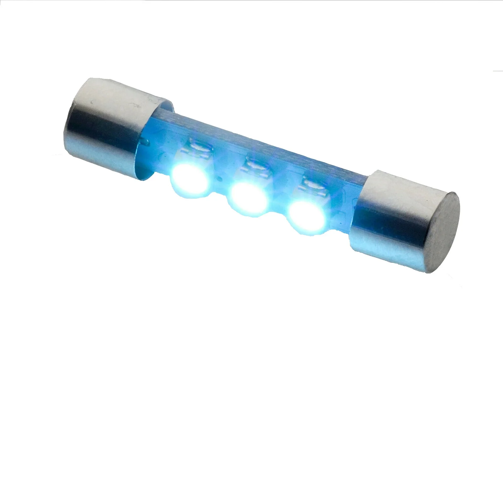 

50 Cool Blue AC8V LED Lamp Fuse Type Bulbs for Marantz Sansui Keenwood Pioneer Receivers and Other Vintage Amplifiers