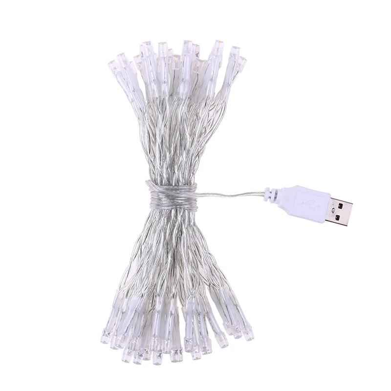 

Waterproof Fairy Lights 40LED 4M String lights Christmas Garlands Xmas Tree Pendants Party USB Lamps Decorations For Home Room