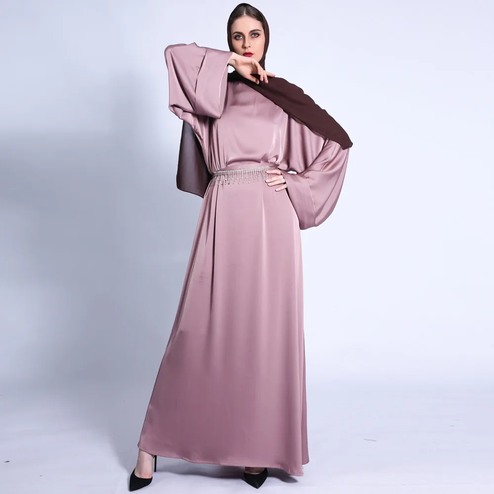 Модное платье Abaya, искусственное женское платье, платье для мусульманской мечети, платье Рамадан, британское итальянское вечернее платье, м...
