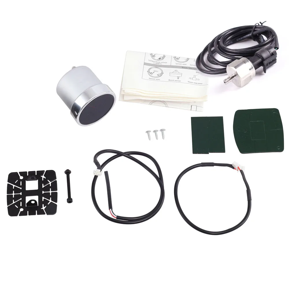 2 дюймовый 52 мм дымовой объектив 2Bar повышающий измеритель турбо с электронным