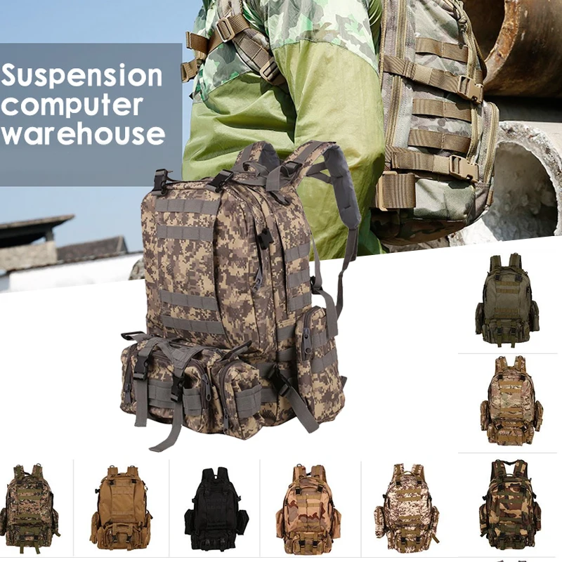 

Shoulder Bags Outdoor Military Backpacks 55L Climbing Bags Backpacks Outdoor Military Backpacks 55L Climbing Bags
