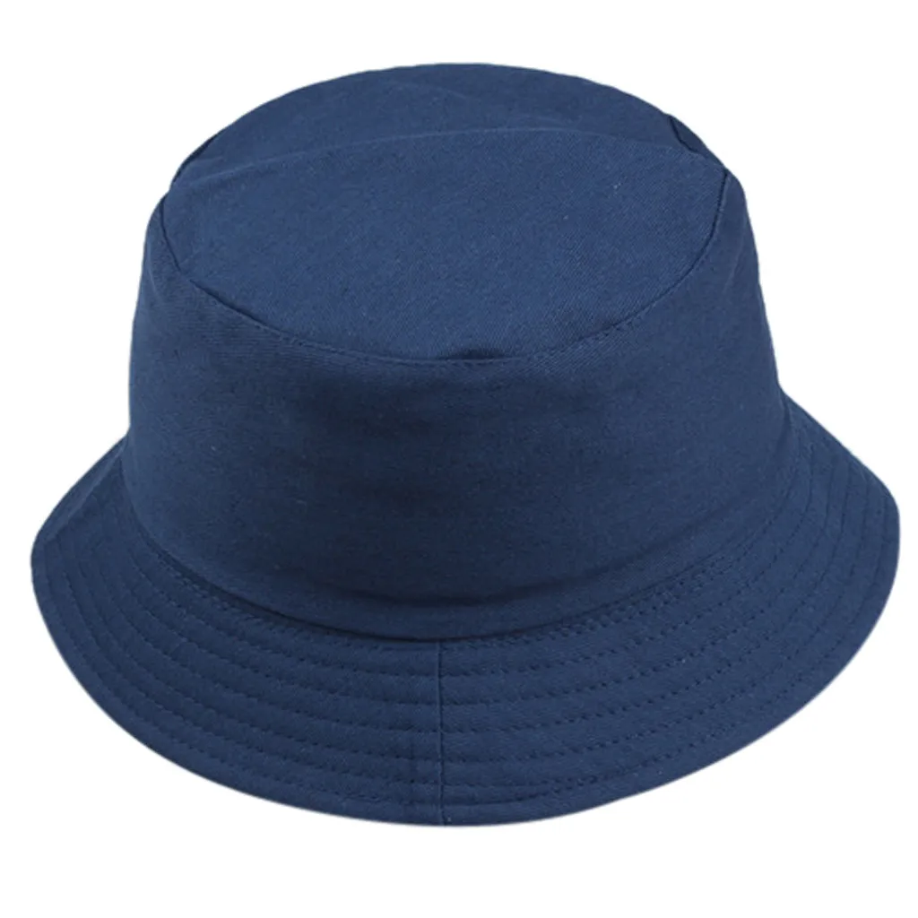 

Summer Foldable Bucket Hat Unisex Women Outdoor Sunscreen Cotton Fishing Hunting Cap Men Basin Chapeau Sun Prevent HatsXB