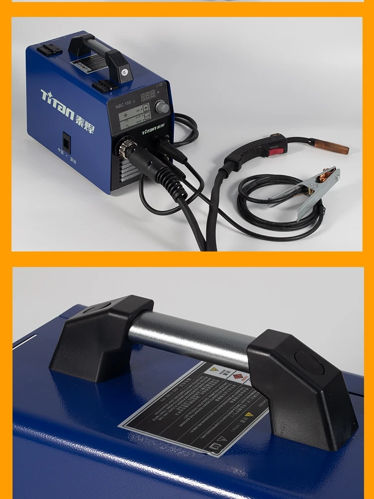 Tatai самозащищенный сварочный аппарат без газа двухгарантийный Mig180 двухцелевой 220