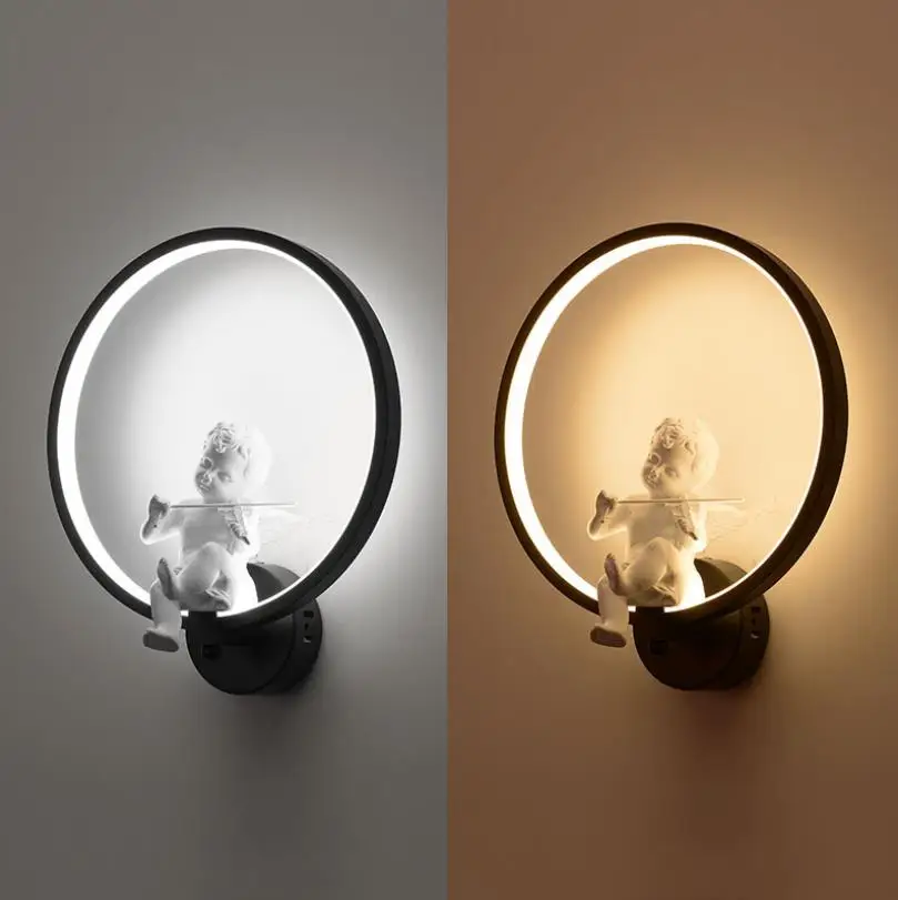 Хит продаж настенные светильники для помещений черно-белое настенное освещение