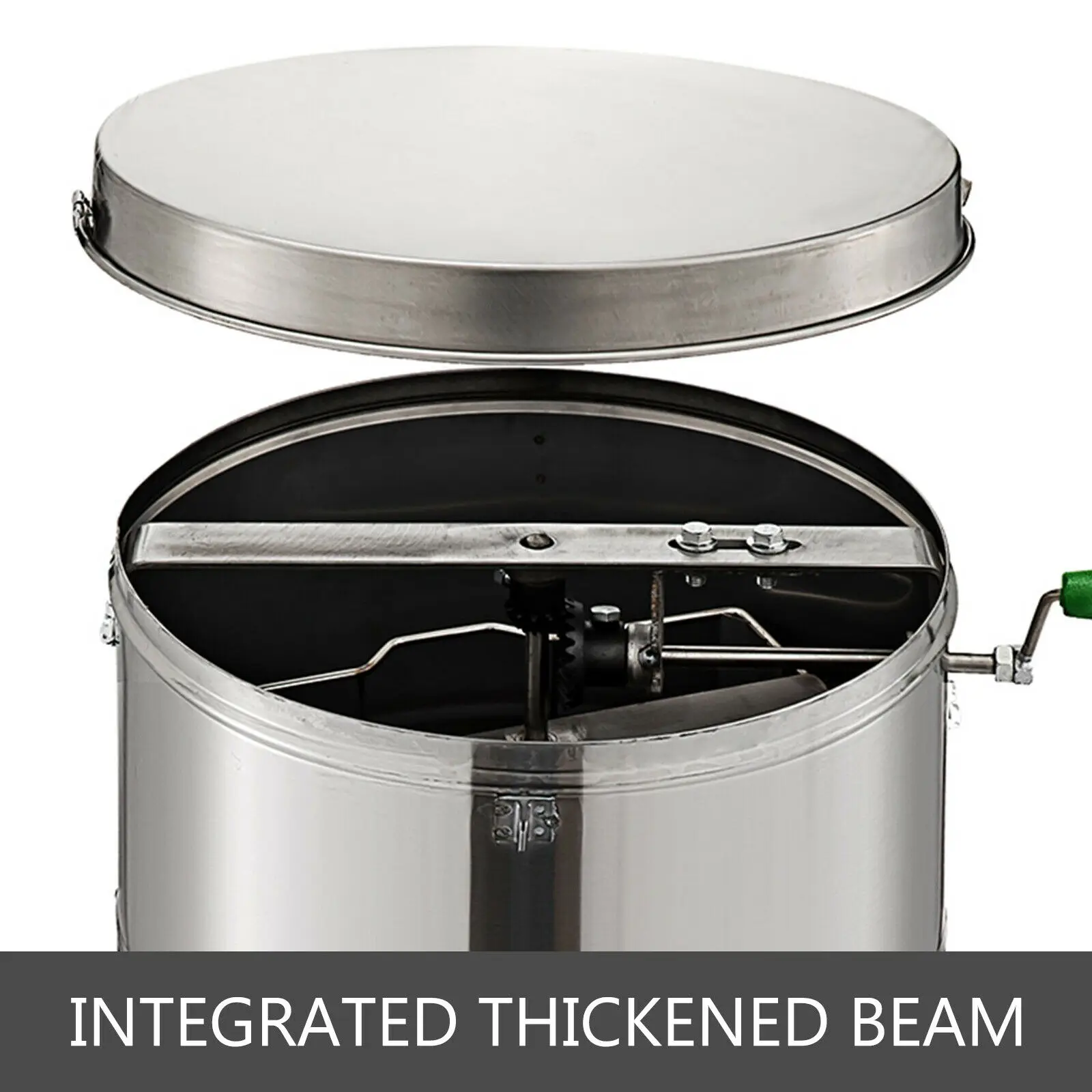 

Honey Extractor 2 Frame Stainless Steel Bee Spinner Honeycomb Beekeeping