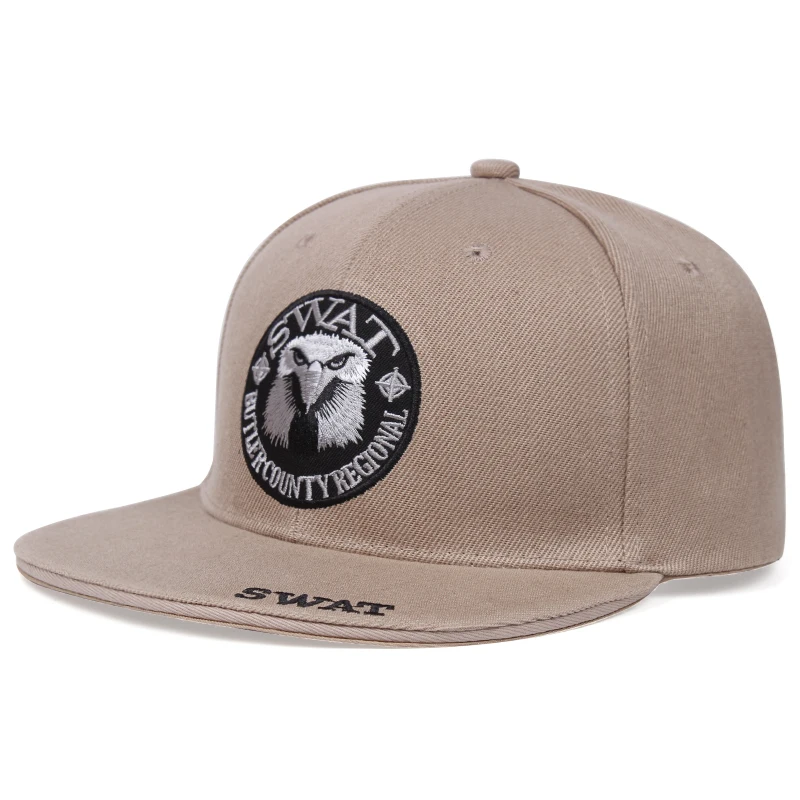 

Новинка 2020, модная тактическая Мужская кепка с 3D вышивкой орла, бейсболка с плоским верхом для улицы, оптовая продажа