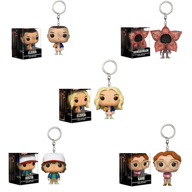 Брелок Funko очень странные дела одиннадцать с eggos Demogorgon ПВХ экшн фигурки игрушки