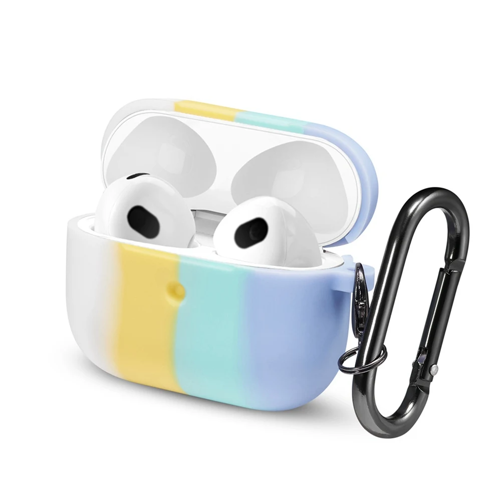 For AirPods 3 Silicone Case Protective Cover Earphone Skin Airpods Accessories Headphones | Электроника