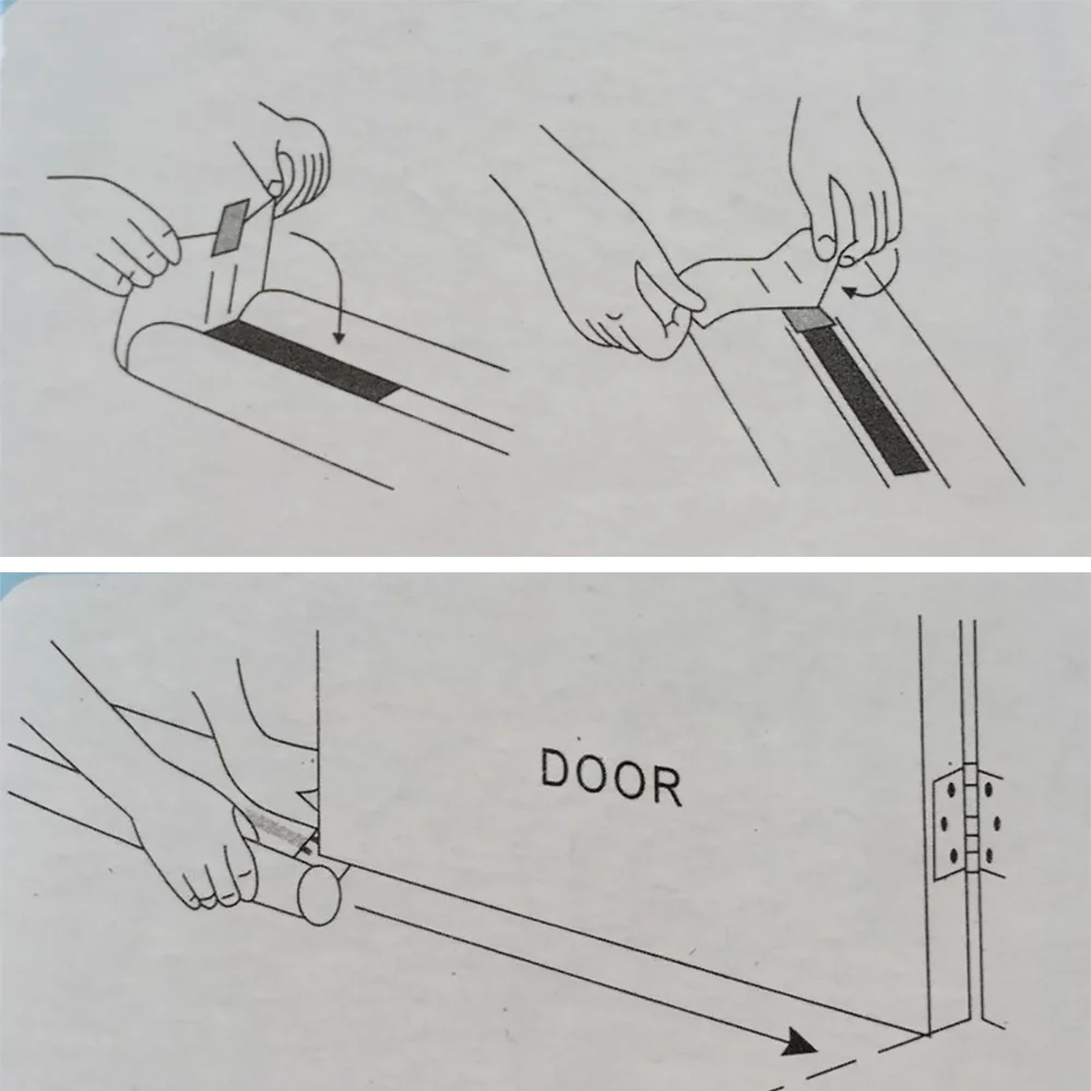 Блокировщик зазора двери ручной работы ветряной проект эксклюзивная