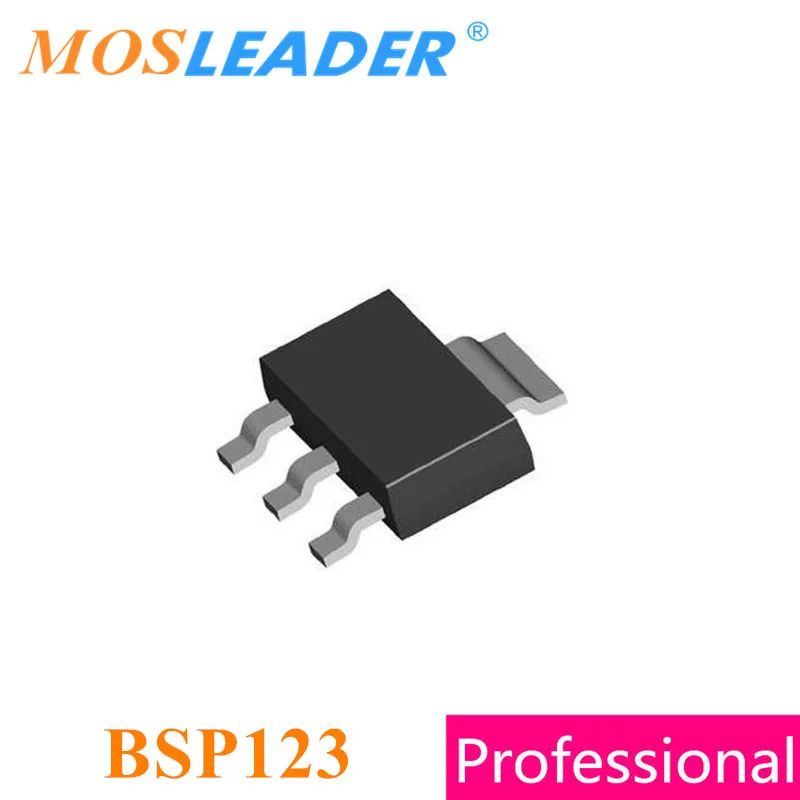 

Mosleader BSP123 SOT223 100 шт. 1000 шт. N-Channel 100V 0.37A, изготовленные в Китае, высококачественные Mosfets