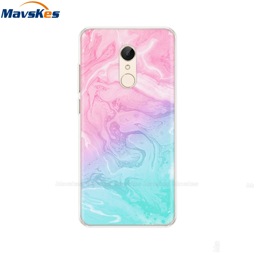 27 Для Xiaomi Redmi 5 чехол на телефон чехол Redmi 5 Plus силиконовый чехол для Funda xiomi Xiaomi Redmi 5 plus 5 Capas Redmi5 чехол бампер - Цвет: 27