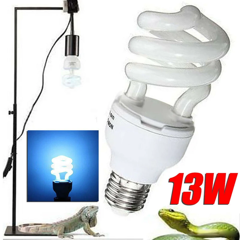 

5.0/10.0 UVB 13/26W Compact Light Fluorescent Terrarium Reptile Lamp Bulbs Light FBS889