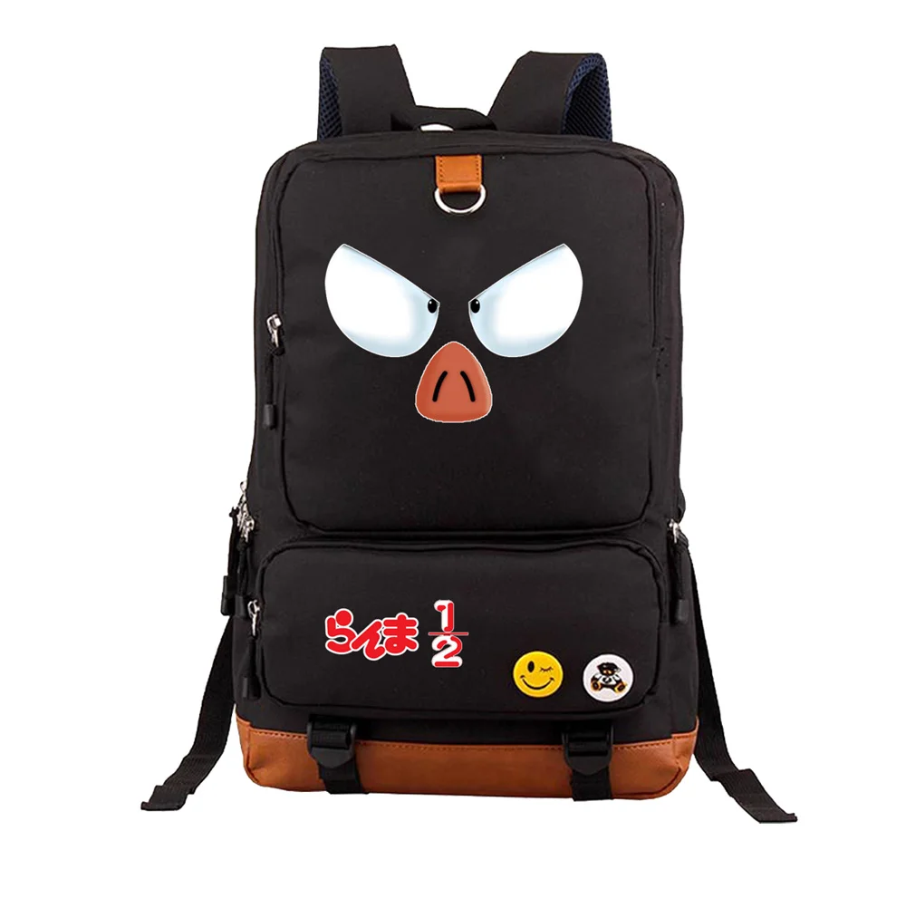 

anime Ranma backpack men women Rucksack student bookbag Notebook backpack teenagers boy Girl Backpack Knapsack canvas Packsack