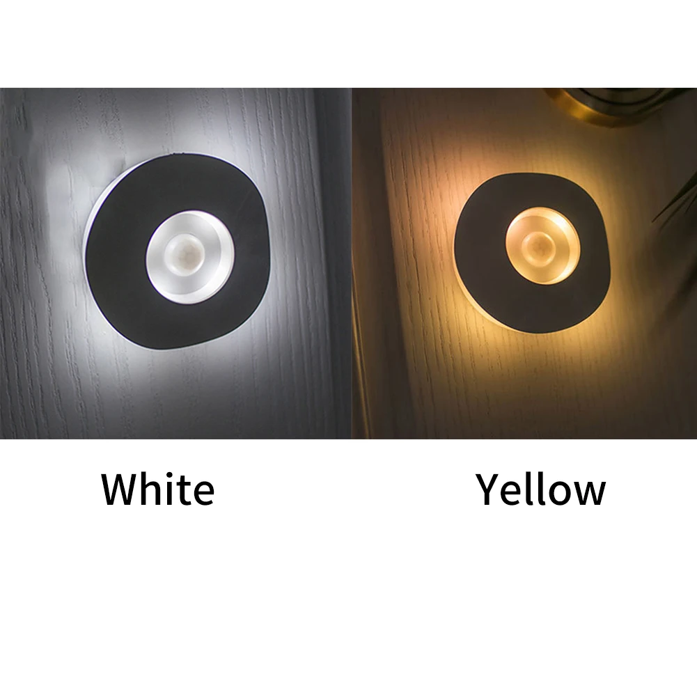 

Motion Sensor Wall Closet Cabinet Toilet LED Night Light Lamp Automatic On/Off Home Kids Pregnant Bedroom Pathway Corridor