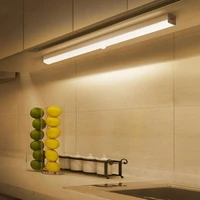 USB Rechargeable Motion Sensor Kitchen Cabinet Lamp Magnetic LED Light Bar Closet Wardrobe Wall Lighting Portable Night Light