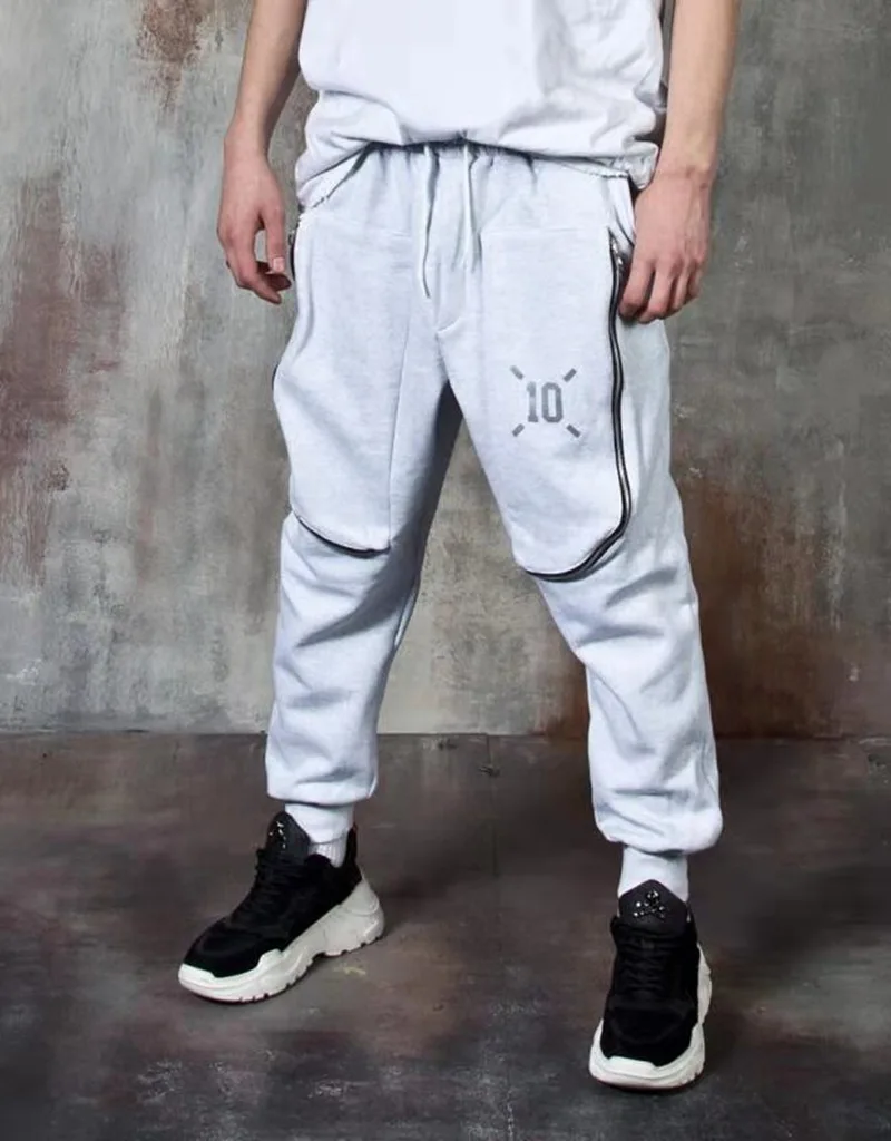 

2021 new sports and leisure men's trousers, breathable fit, beam mouth, footwear trousers manufacturer LOGO customization