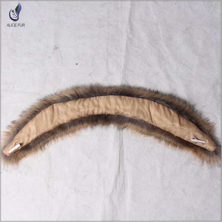 Воротник из натурального меха 100% натуральный меховой шарф енота/меховой