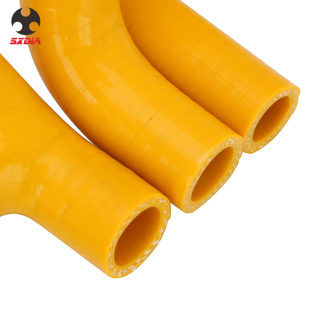 4 5 мм Золотой мотоцикл охладитель воды труба радиатор охлаждающий шланг Набор