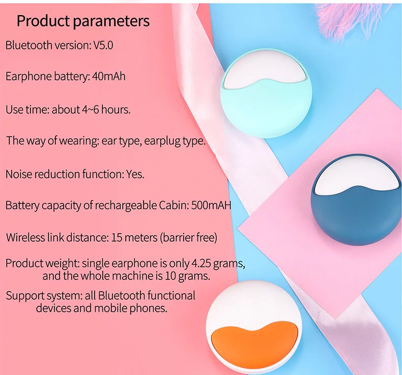Гарнитура TWS настоящие беспроводные наушники Bluetooth наушники Handsfree переносной зарядный чехол Авто пара в ухо для iPhone samsung Xiaomi