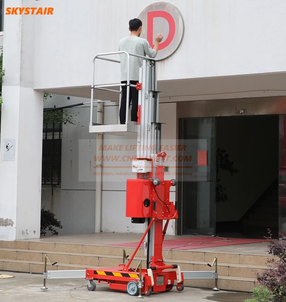 SKYSTAIR 10 м алюминиевый мачта вертикальный лестничный подъемник лифт