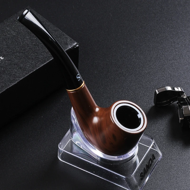 Набор для курения Sanda трубка прозрачная подставка труб тканевый мешок Подарочная