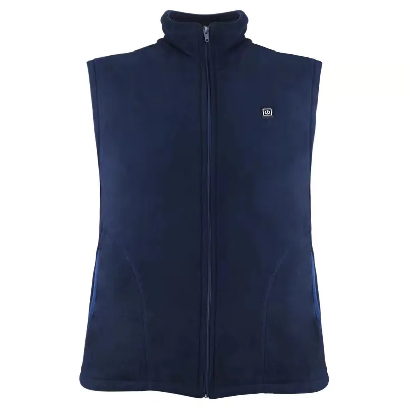 PARATAGO зимний Электрический теплый жилет с нагревом флисовая умная Мужская