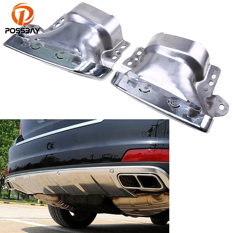 Автомобильные выхлопные трубы POSSBAY из нержавеющей стали глушитель наконечники