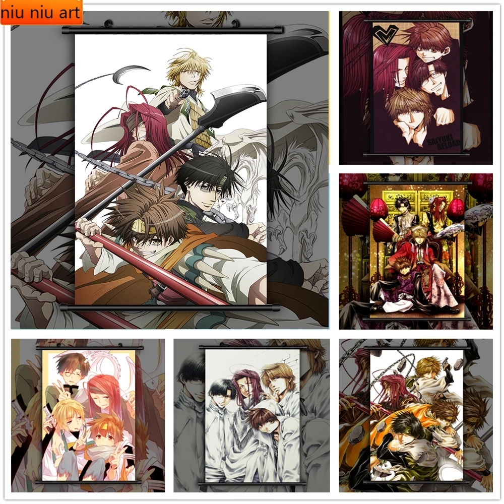Алмазная мозаика Saiyuki Sanzo Goku Hakkai Gojyo аниме алмазная живопись вышивка крестиком