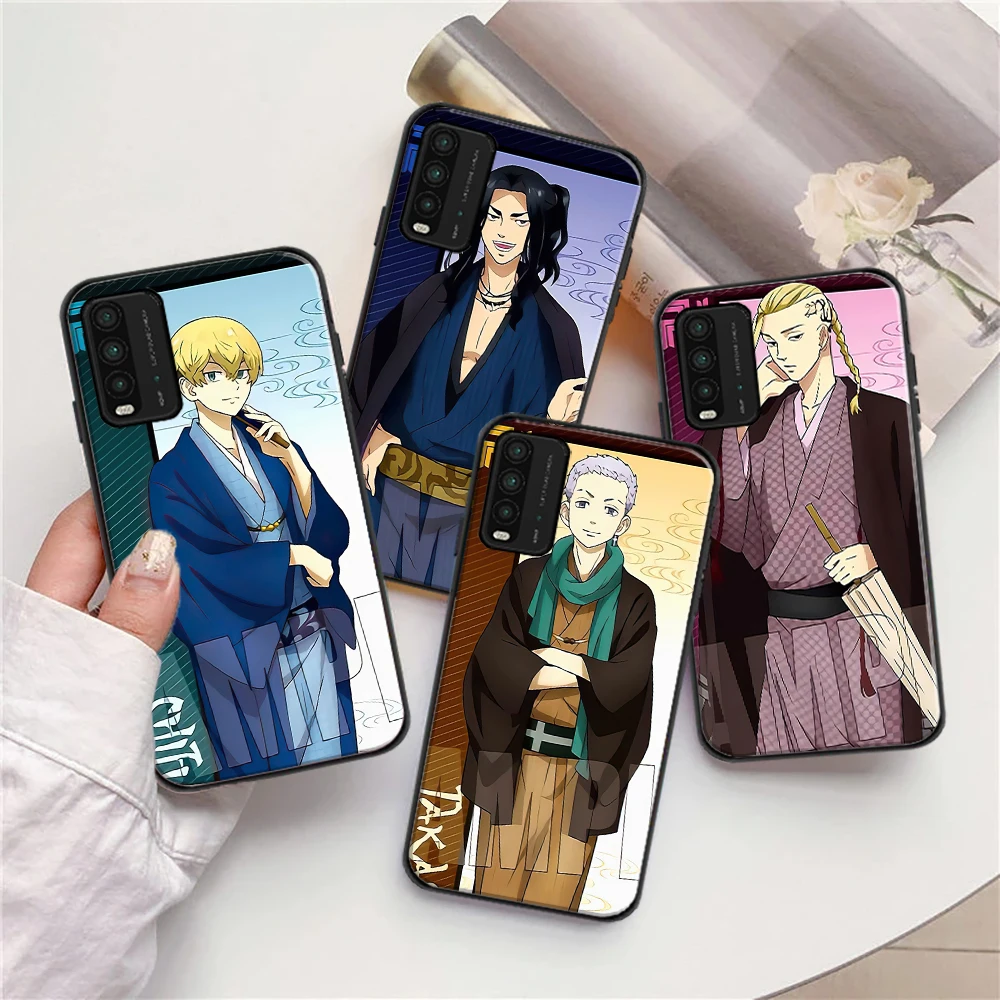 

Tokyo Revengers Phone Case For Xiaomi Redmi 9i 9AT 9 9T 9A 9C Note 9 10 Pro Max 5G Funda Soft TPU Carcasa Back Cover Japan Anime