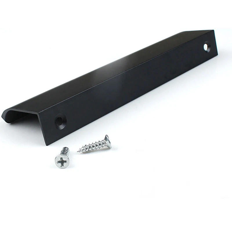 Скрытые ручки для шкафов из алюминиевого сплава кухонного шкафа Мебельная ручка