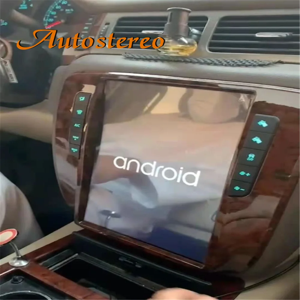 Мультимедийный плеер для Chevrolet Tahoe /Silverado/GMC YUkon 2007-2012 Android 9 в стиле Tesla