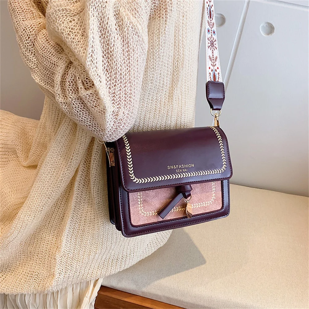 Маленькая кожаная сумка мессенджер для женщин 2020 модная дорожная мини через