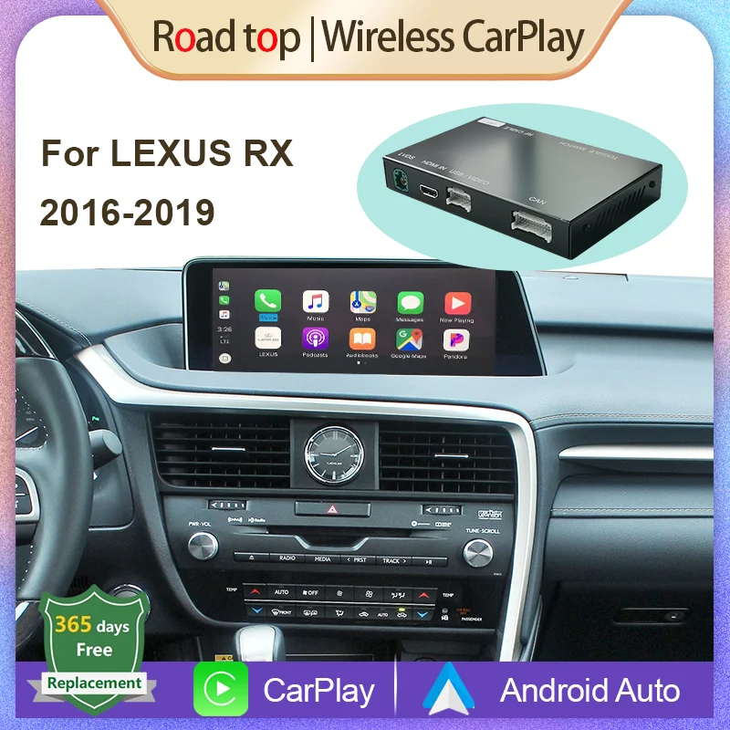 Wireless Apple CarPlay Android Auto Decoder for Lexus RX 201