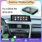 Беспроводной автомобильный декодер Apple CarPlay Android для Lexus RX 2016-2019, с функцией воспроизведения MirrorLink AirPlay и задней камерой HDMI