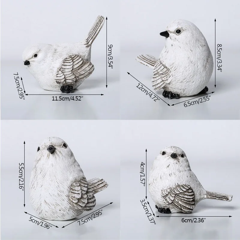 

Creative American Bird Ornaments Home Living Room Porch Decorations Hotel Bedroom Resin Crafts Furnishings Home Ornaments Gift