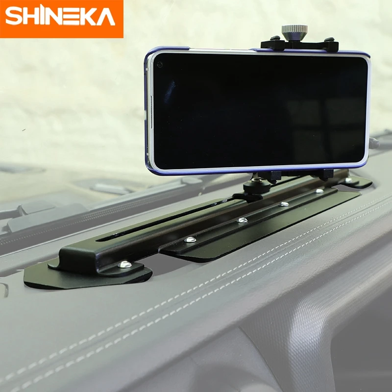 shineka gps bracket for jeep gladiator jt 2018 2021 car mobile phone support holder accessories for jeep wrangler jl 2018 2021 free global shipping