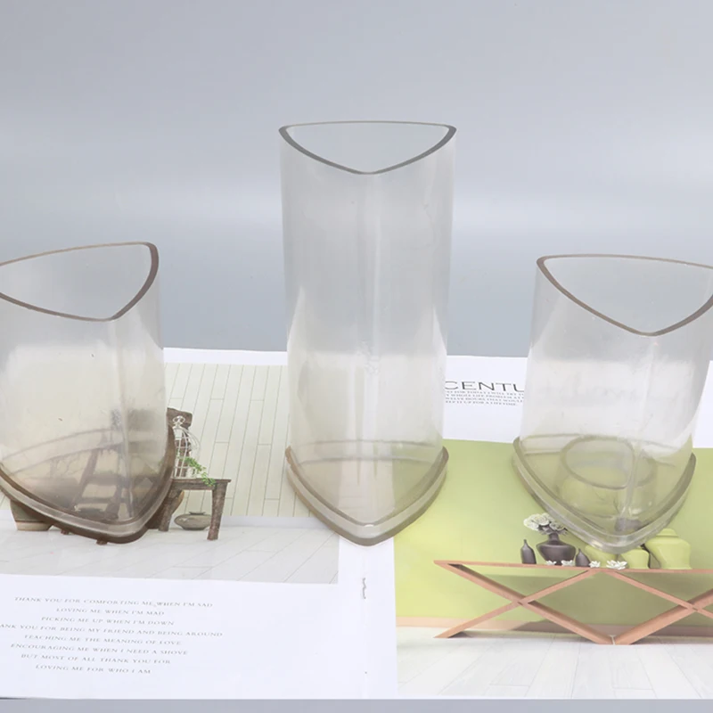 DIY треугольная форма для Свеча конус большой размер полые или твердые формы