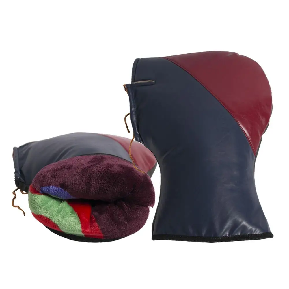 Мотоциклетные перчатки на руль зимние теплые мотоциклетные ветрозащитные