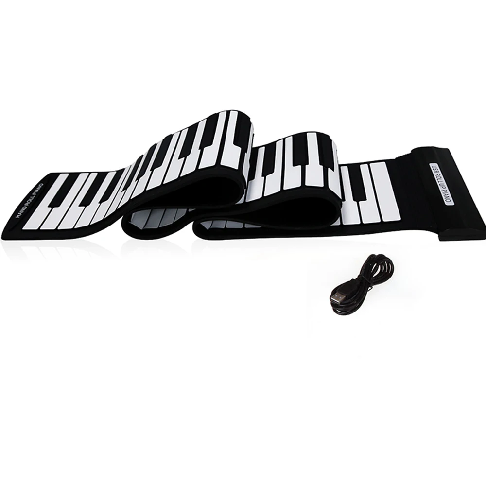 Профессиональная рулонная MIDI клавиатура 88 клавиш фортепиано USB электронная