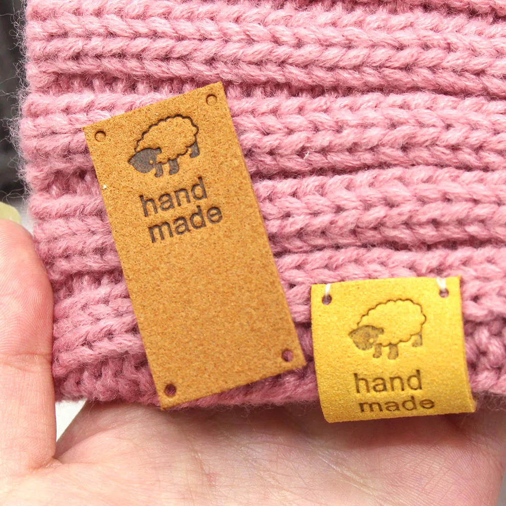 Этикетки с рисунком овечьей шерсти