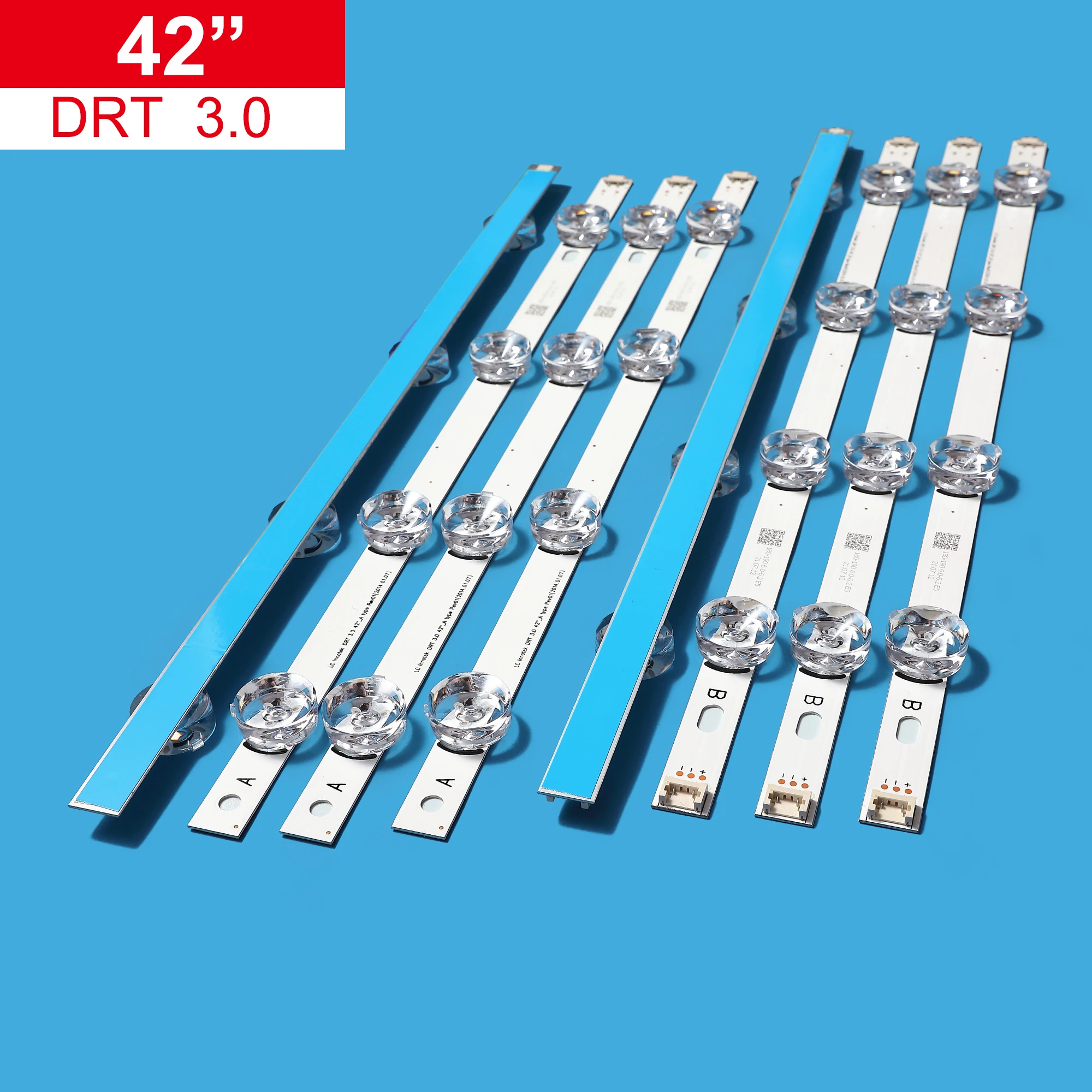 LED TV Illumination Part Replacement For LG 42LB5850 42LB6200 42LB6500 42LF5500 Bar Backlight Strip Line Ruler DRT3.0 42 A B | Лампы и