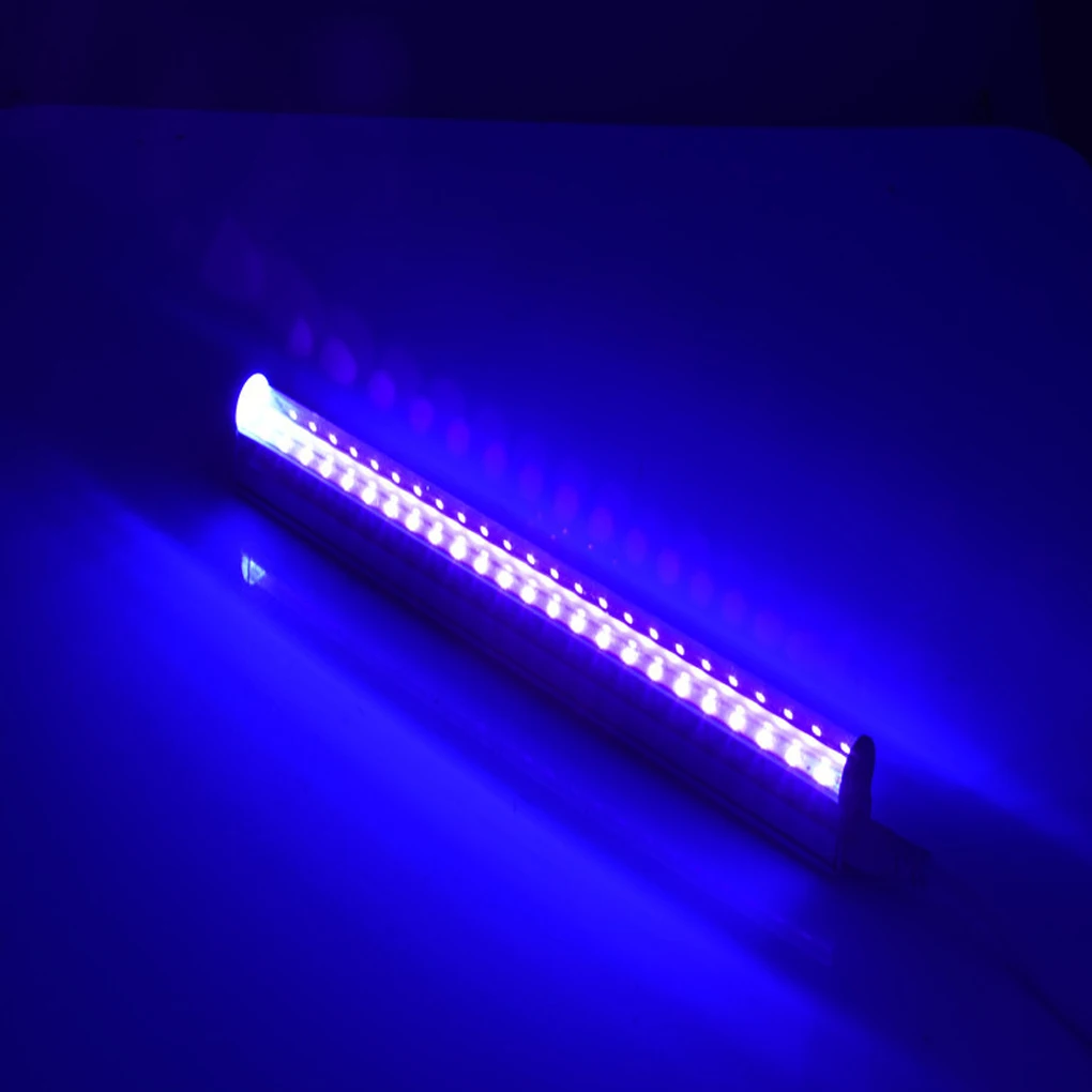 

5 Вт 24LED УФ-лампа 385-400 длина волны PC Алюминиевый УФ-свет с темно-фиолетовым светящимся цветом EU Plug